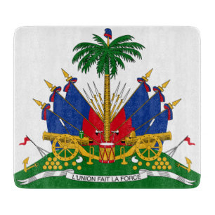 Haitian Coat of Arms (Haiti) Cutting Board