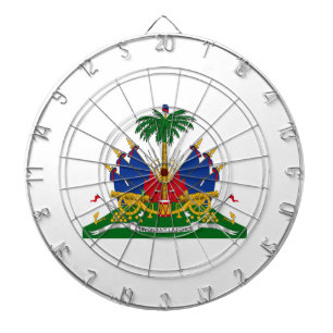 Haitian Coat of Arms (Haiti) Dart Board