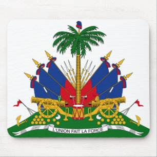 Haitian Coat of Arms (Haiti) Mouse Pad
