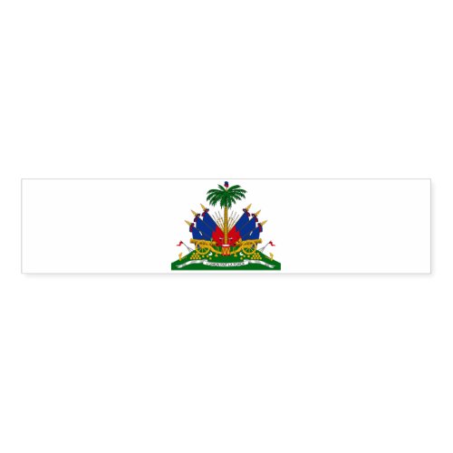 Haitian Coat of Arms Haiti Napkin Bands