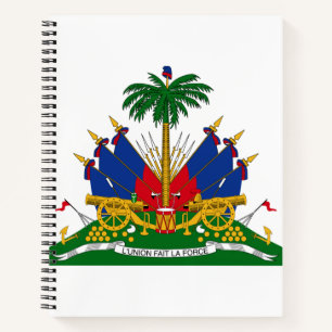 Haitian Coat of Arms (Haiti) Notebook