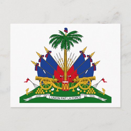 Haitian Coat of Arms Haiti Postcard