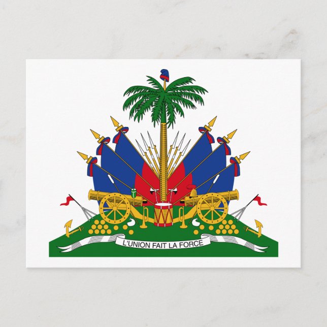 Haitian Coat of Arms (Haiti) Postcard (Front)
