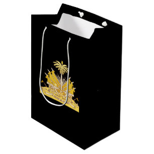 Haitian coat of arms medium gift bag