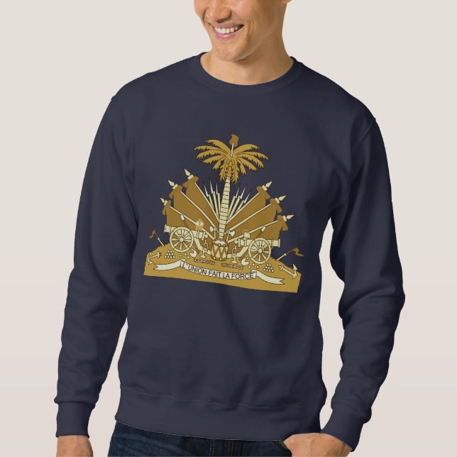 Haitian - coat of arms Sweatshirt (Front)
