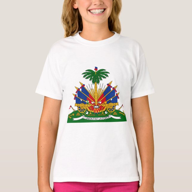 Haitian - coat of arms Sweatshirt T-Shirt (Front)