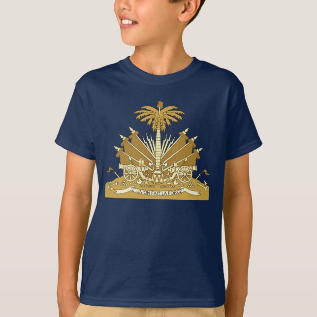 Haitian - coat of arms T-Shirt (Front)