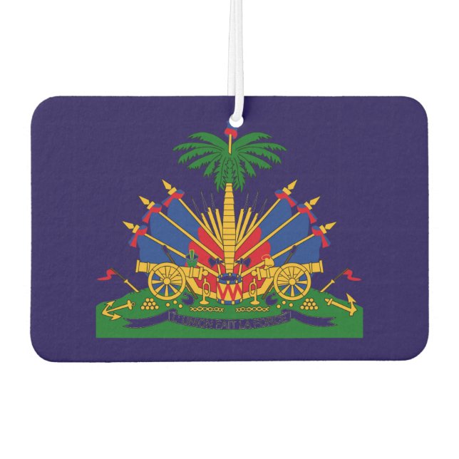 Haitian - coat of arms T-shirt Air Freshener (Front)