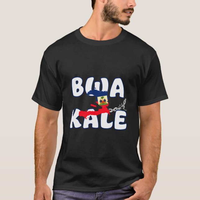 Haitian Creole Independence Patriotic Haiti 1804 B T-Shirt (Front)