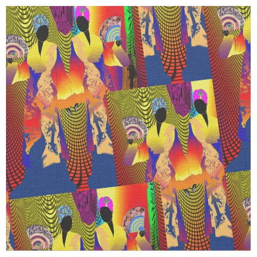 Haitian Creole lady's Fabric