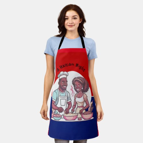 Haitian design apron