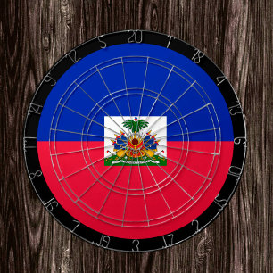 Haitian Flag Dartboard & Haiti / game board