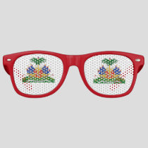 Haitian flag day retro sunglasses