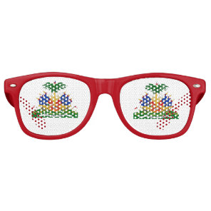 Haitian flag day retro sunglasses