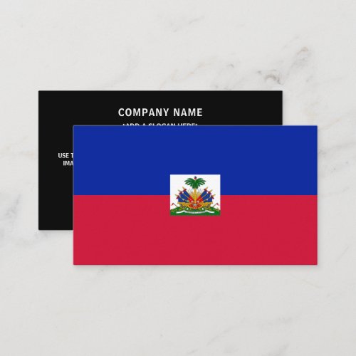 Haitian Flag Flag of Haiti Business Card