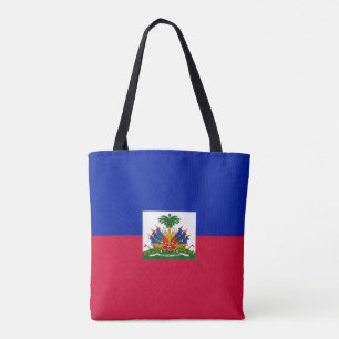 Haitian Flag, Flag of Haiti Tote Bag