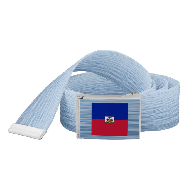 Haitian Flag Floating on water Belt (Snake)