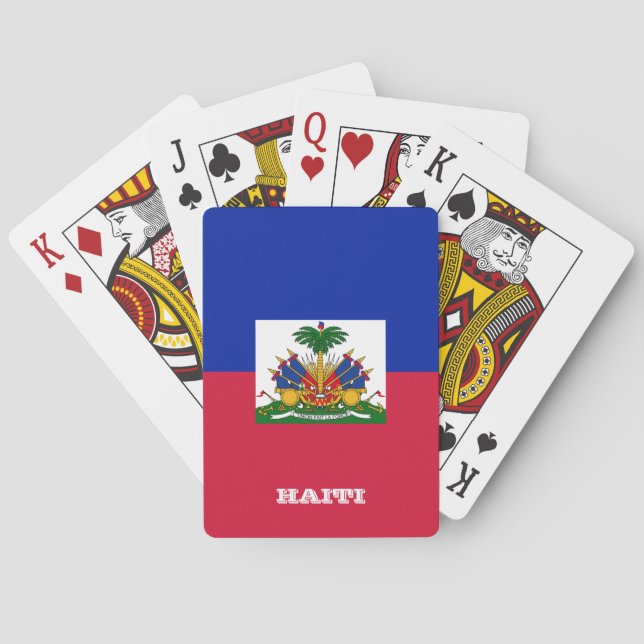 Haitian Flag Games, Haiti Playing Cards (Back)