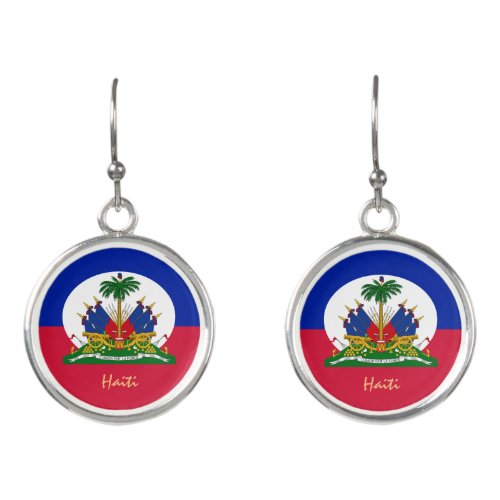 Haitian Flag  Haiti fashion travel sports Earrings