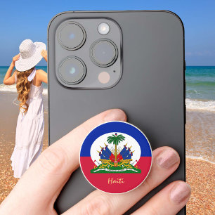 Haitian Flag & Haiti fashion, travel / sports PopSocket