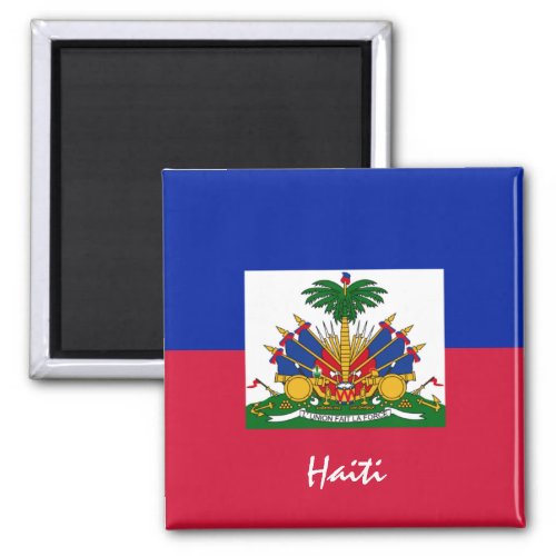 Haitian flag  Haiti _ holidaysports fans Magnet