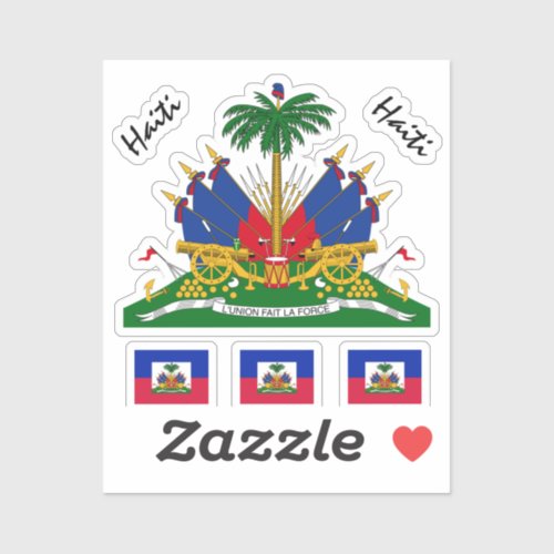 Haitian Flag  Haiti stickers collection sports