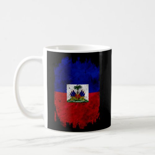 Haitian Flag Nou La Distressed Zoe Pound Haiti Coffee Mug