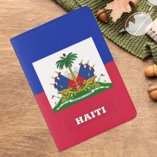 Haitian Flag passport, patriotic, Haiti Passport Holder