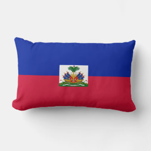 Haitian flag pillow