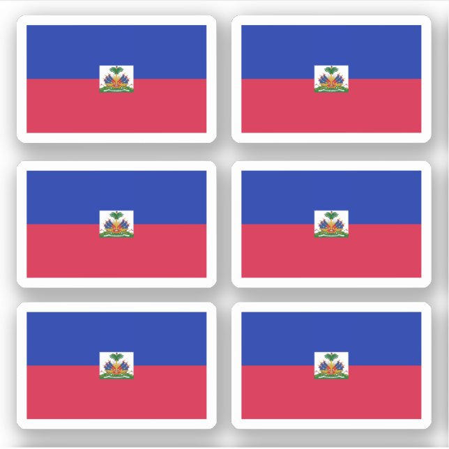 Haitian flag sticker (Front)
