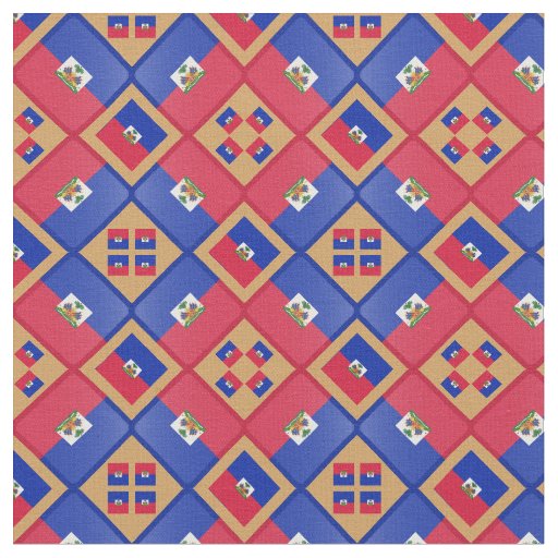 Haitian Flag & Trendy Haiti Fabric fashion GLD