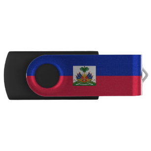 Haitian flag USB flash drive