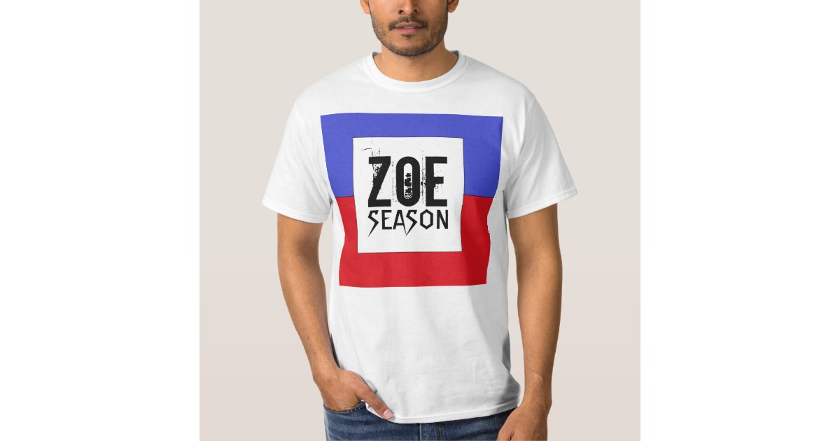 Vag ris jogger Haitian Flag Zoe Season T-Shirt | Zazzle