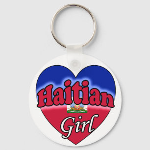 Haitian Girl Keychain