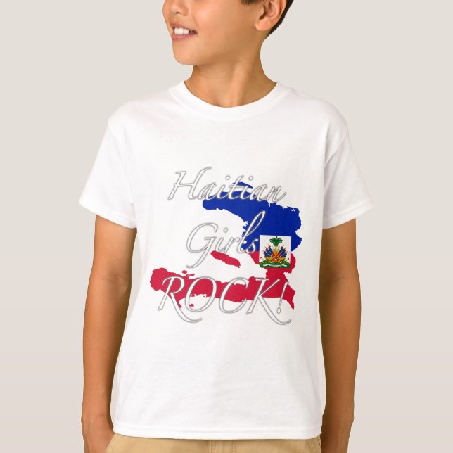 Haitian Girls Rock! T-Shirt (Front)