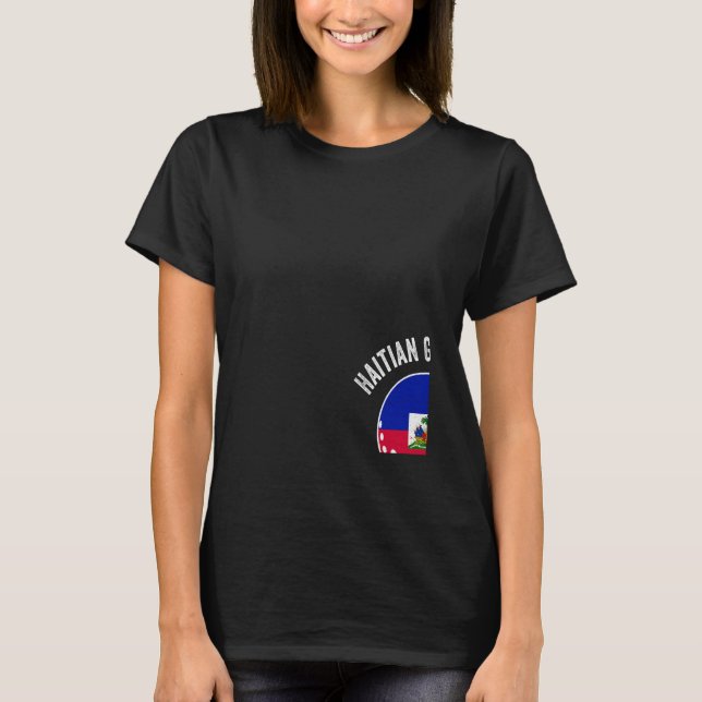 Haitian Grandpas Are The Best By Par Golf Grandad  T-Shirt (Front)