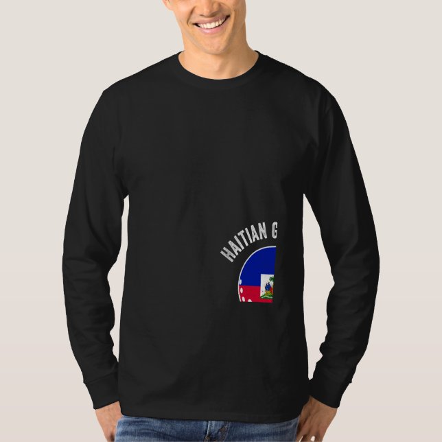 Haitian Grandpas Are The Best By Par Golf Grandad  T-Shirt (Front)