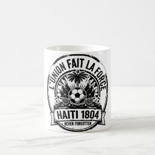 Haitian National Emblem Vintage Art Coffee Mug