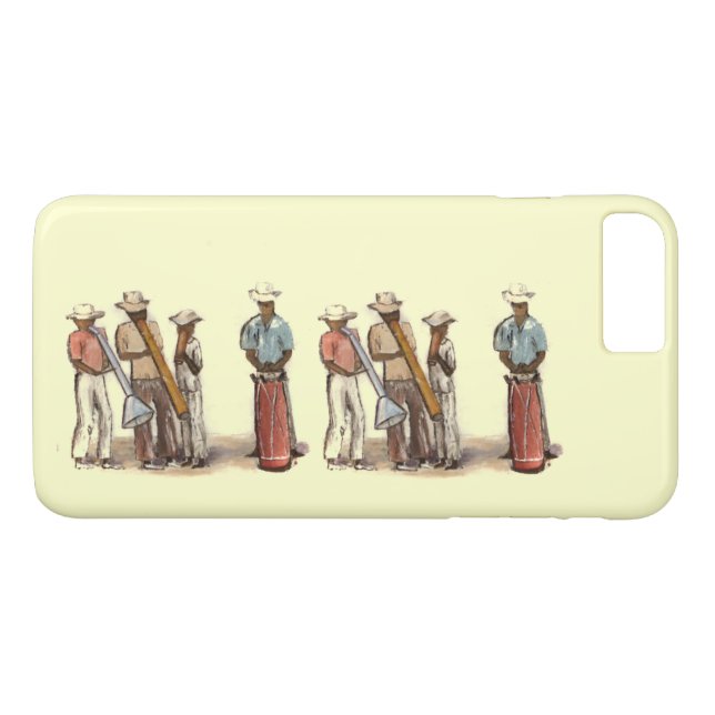 Haitian Street Musicians Music iPhone 7 Plus Case (Back (Horizontal))