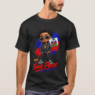 **Haitian Vibes | Sak Pase Haitian Pride T-Shirt** T-Shirt
