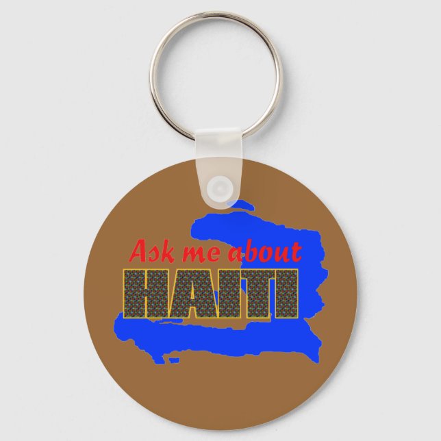 haitiaskme01 keychain (Front)
