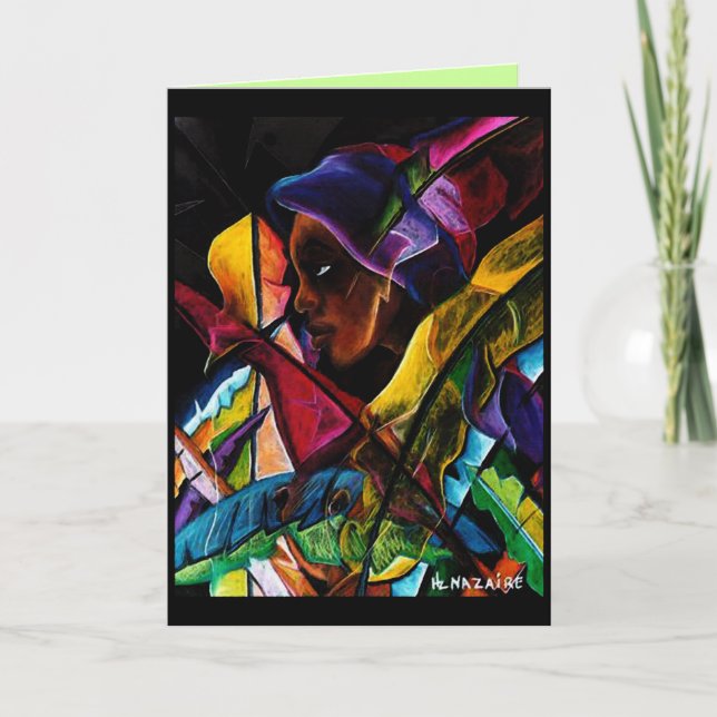 Haitienne en Vitraux 1 Card (Front)