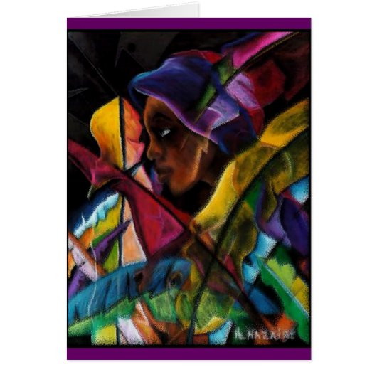 Haitienne en Vitraux Cards (Front)
