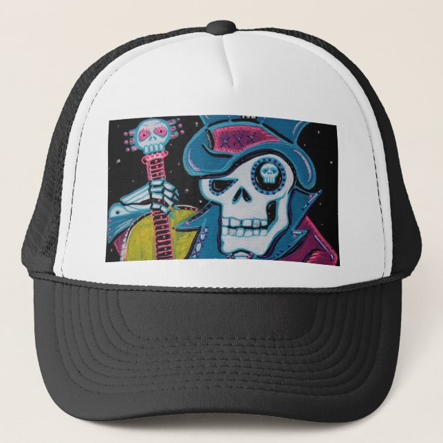 Haiti's Day of the Dead Trucker Hat (Front)