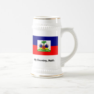 Haiti's My country, my home. Beer Stein