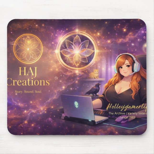 HAJ Creations: Official Archive Galaxy Mousepad (Front)