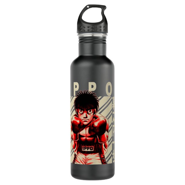 Hajime No Ippo Makunouchi Ippo      Stainless Steel Water Bottle (Front)