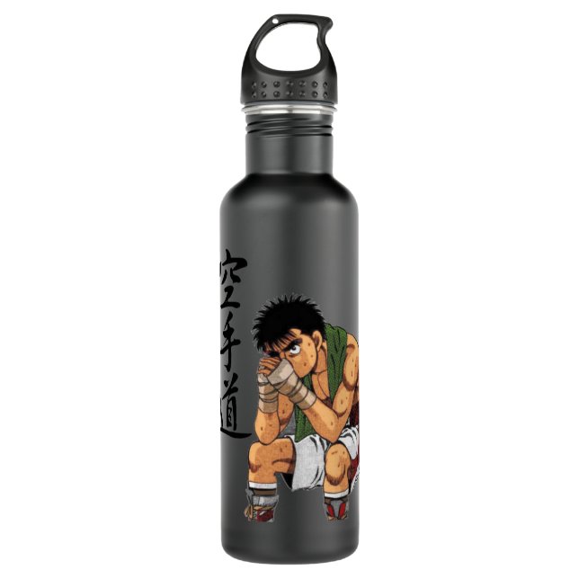 Hajime no ippo  Serious ippo   Stainless Steel Water Bottle (Front)