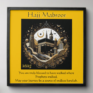 Hajj Mabroor Foam board Peel And Stick Photo Tile