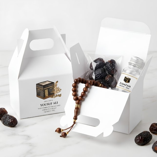 HAJJ MABRUR PERSONALIZED FAVOR BOXES (Creator Uploaded)